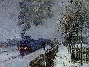 Train in the Snow, Claude Monet